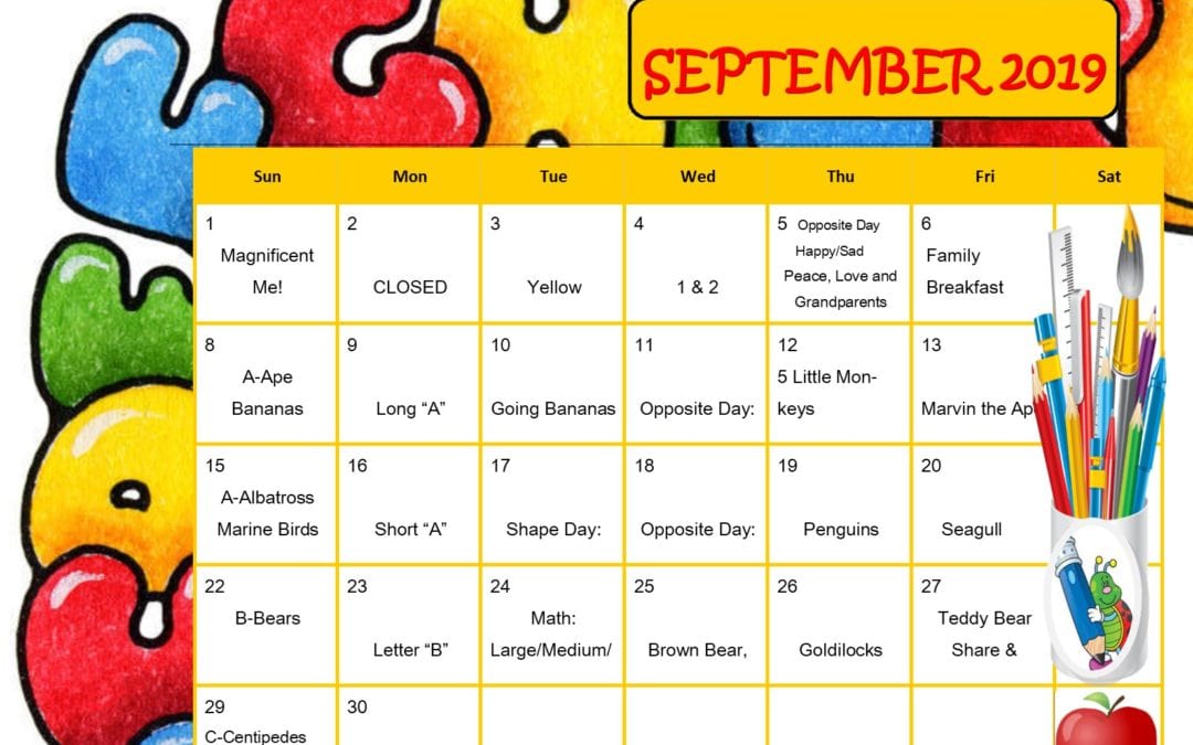 September Preschool Newsletter