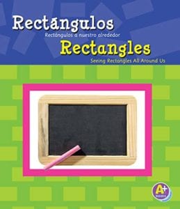 Rectangles, seeing rectangles all around us preschool book